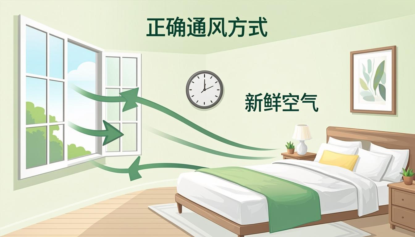 正确通风时段示意图